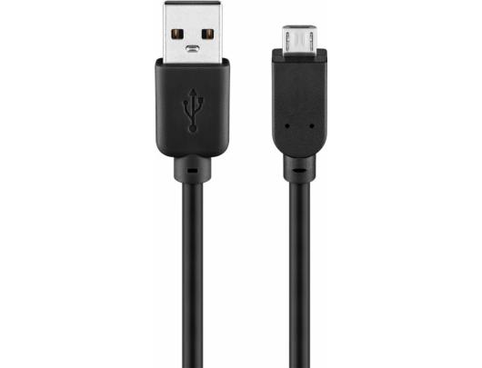 Kabelis Goobay USB 2.0 Hi-Speed cabel 93918 1 m, USB 2.0 micro male (type B), USB 2.0 male (type A)