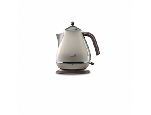Virdulys Delonghi KBOV 2001.BG, Stainless steel, Beige, 2000 W, 360° rotational base, 1.7 L