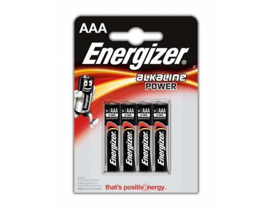 Baterijos Energizer AAA/LR03, Alkaline Power, 4 vnt
