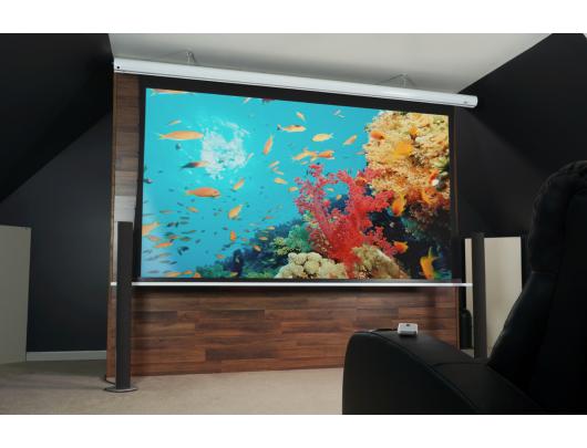 Projektoriaus ekranas Elite Screens Saker Tab-Tension Series SKT120XHW-E10 Diagonal 120", 16:9, Viewable screen width (W) 266 cm, White