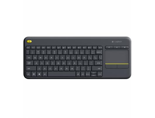 Klaviatūra Logitech K400 Plus 920-007145 DK, belaidė