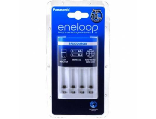 Įkroviklis Panasonic eneloop Basic battery charger 2 or 4 AA/AAA