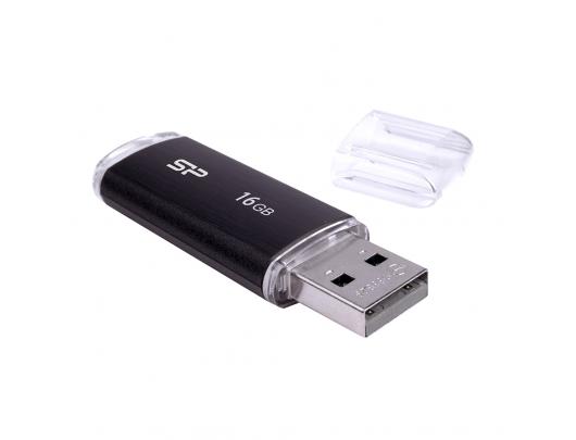 USB raktas Silicon Power Ultima U02 16GB USB 2.0 Black