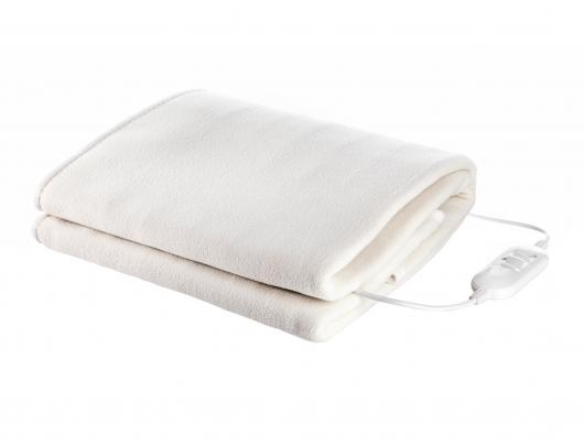 Šildanti paklodė Tristar Electric underblanket BW-4753 Number of heating levels 2, Number of persons 1, Washable, Fleece, White