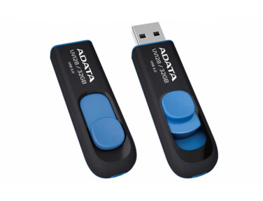 USB raktas ADATA UV128 128GB USB 3.0 Black/Blue