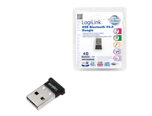 USB adapteris Logilink Logilink BT0037, Bluetooth V 4.0 EDR class 1 USB micro adapter