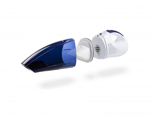 Rankinis dulkių siurblys Tristar Vacuum cleaner KR-2176 Warranty 24 month(s), Handheld, Blue, White, 0.55 L, 68 dB, 15 min, 7.2 V, Cordless
