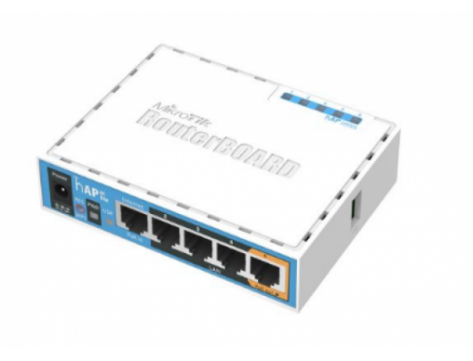 Belaidės prieigos taškas MikroTik RB952Ui-5ac2nD hAP ac lite 802.11ac, 2.4/5.0, 10/100 Mbit/s, Ethernet LAN (RJ-45) ports 5, MU-MiMO Yes, PoE in/out