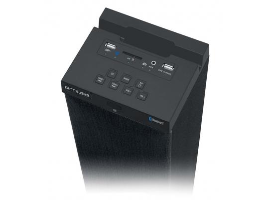 Muzikinis centras Muse M-1250BT 60 W, Black, Portable, Bluetooth, Wireless connection
