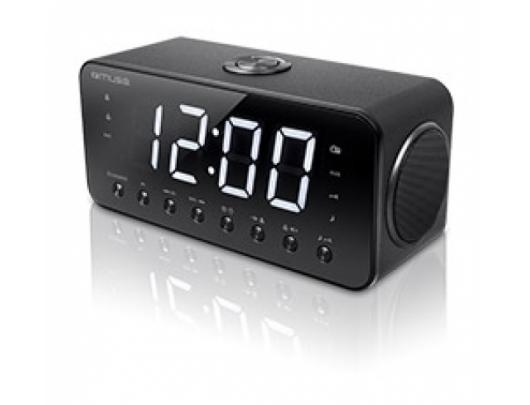 Radijo imtuvas Muse Clock radio M-192CR Black, Display : 1.8 inch white LED with dimmer