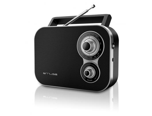 Radijo imtuvas Muse M-051R Black, 2-band portable radio,