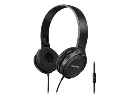 Ausinės Panasonic RP-HF100ME Headband/On-Ear, Microphone, Black