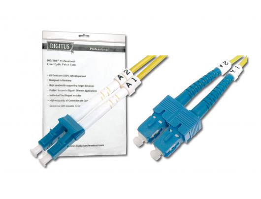 Tinklo kabelis DIGITUS Patch Cable 1 m geltonas