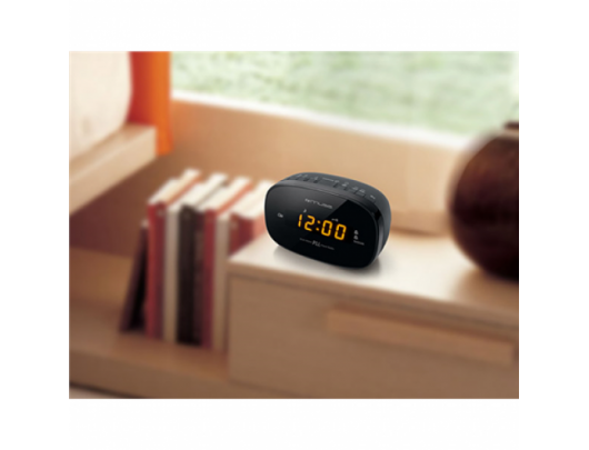Radijo imtuvas Muse M-150CR Black, žadintuvas