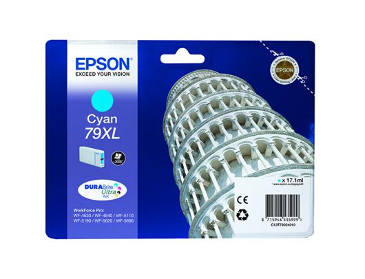 Rašalo kasetė Epson 79XL C13T79024010jet, Cyan