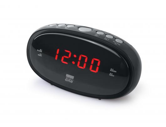 Radijo imtuvas New-One Clock-radio CR100 Black, Alarm function
