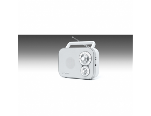 Radijo imtuvas Muse Portable Radio M-051RW White, AUX in