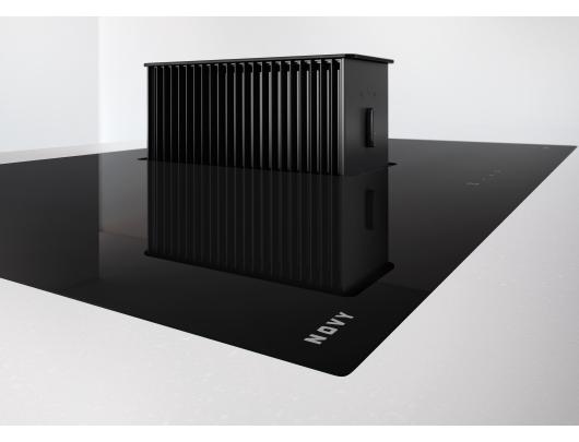 Indukcinė klaitlentė Novy 1811 ONE Induction hob with built-in hood, Number of burners/cooking zones 4, Black, Timer