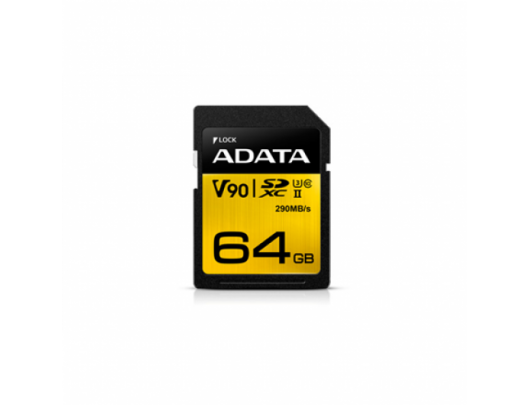 Atminties kortelė ADATA Premier ONE UHS-II U3 64GB Micro SDXC CL10