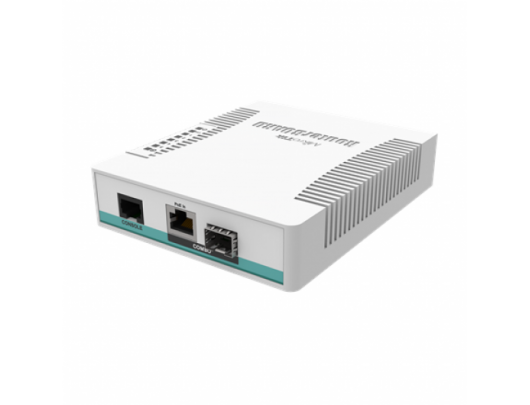 Komutatorius MikroTik Cloud Router Switch CRS106-1C-5S Combo SFP ports quantity 1, Ethernet LAN (RJ-45) ports 1, Desktop, Web Management, 5