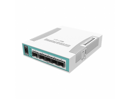 Komutatorius MikroTik Cloud Router Switch CRS106-1C-5S Combo SFP ports quantity 1, Ethernet LAN (RJ-45) ports 1, Desktop, Web Management, 5