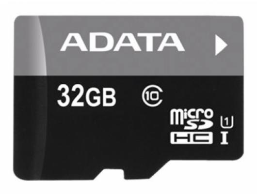 Atminties kortelė ADATA Premier UHS-I 32 GB, microSDHC, Flash memory class 10, Adapter