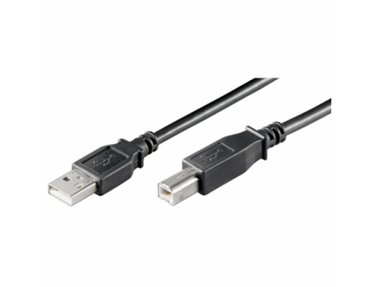 USB kabelis Goobay 93596 USB 2.0 Hi-Speed cable USB 2.0 male (type A), USB 2.0 male (type B), 1.8 m, Black