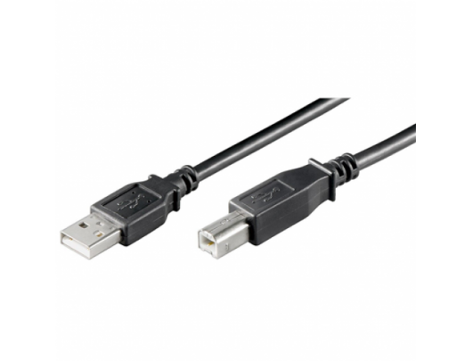 USB kabelis Goobay 68901 USB 2.0 Hi-Speed cable USB 2.0 male (type A), USB 2.0 male (type B), 3 m, Black