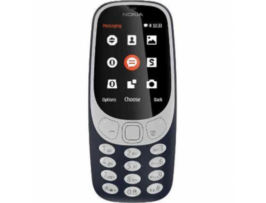 Mobilusis telefonas Nokia 3310 (2017) Dark Blue, 2.4 ", TFT, 240 x 320 pixels, 16 MB, Dual SIM, Micro-SIM, Bluetooth, 3.0, USB version microUSB 2.0, Built-in camera, Main camera 2 MP, 1200 mAh
