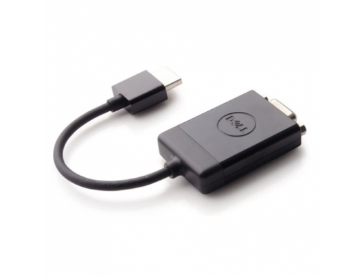 Adapteris Dell Adapter HDMI to VGA 470-ABZX Black, HDMI - Male