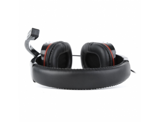 Ausinės Gembird Glossy Black, Gaming headset with volume control, Built-in microphone, 3.5 mm