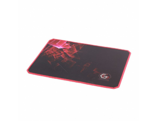 Pelės kilimėlis Gembird MP-GAMEPRO-M Gaming mouse pad PRO, Medium 250 x 350 x 3 mm, Black/Red