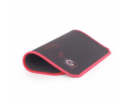 Pelės kilimėlis Gembird MP-GAMEPRO-M Gaming mouse pad PRO, Medium 250 x 350 x 3 mm, Black/Red
