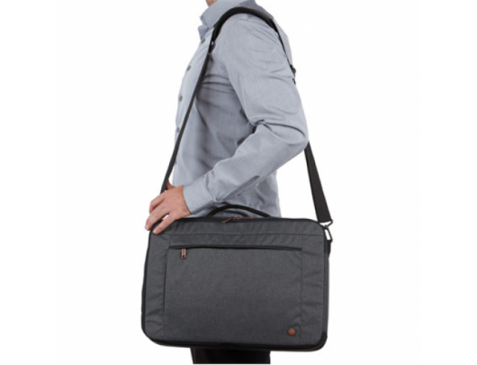Kuprinė Case Logic Era Hybrid Briefcase Fits up to size 15.6 ", OBSIDIAN, Messenger - Briefcase/Backpack, Shoulder strap,