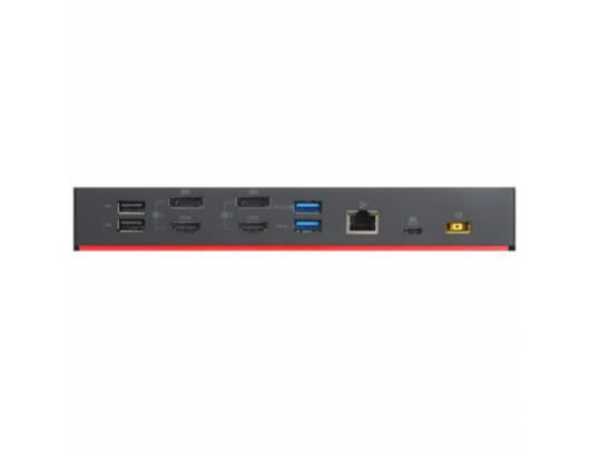 Jungčių stotelė Lenovo ThinkPad Hybrid USB-C with USB-A Dock, max 2 displays, 40AF0135EU Ethernet LAN (RJ-45) ports 1, DisplayPorts quantity 2, USB 3.0 (3.1 Gen 1) ports quantity 3 x USB-A (Gen 2, 10 Gbps), USB 2.0 ports quantity 2, HDMI ports quant