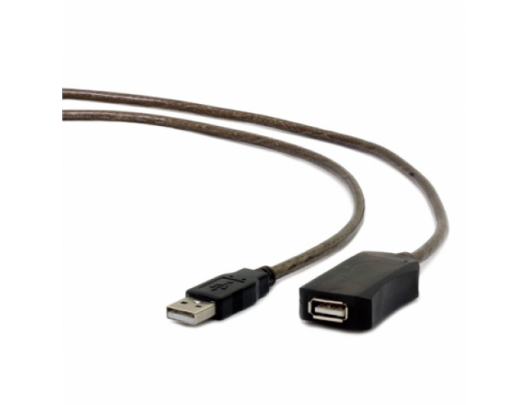 Kabelis Cablexpert Active USB 2.0 extension cable UAE-01-10M USB, USB 2.0 female (type A), 10 m, Black