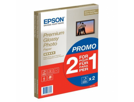 Foto popierius Epson Premium Glossy 30 vnt. Photo, baltas, A4, 255 g/m²