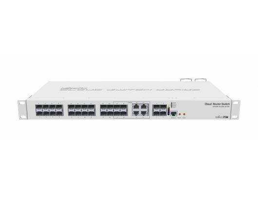 Komutatorius (Switch) MikroTik Cloud Router Switch CRS328-4C-20S-4S+RM SFP ports quantity 20, Rack mountable, 4, Managed L3, 4