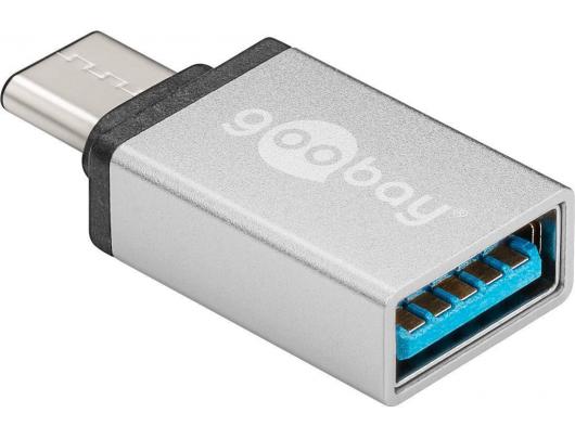 USB adapteris Goobay USB-C to USB A 3.0 adapter 56620 USB Type-C, USB 3.0 female (Type A), Silver