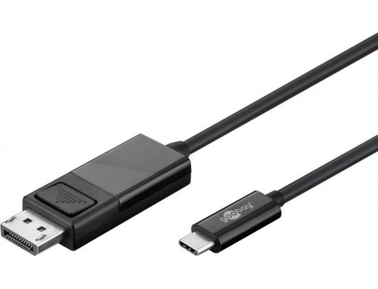 USB adapteris Goobay USB-C- DisplayPort adapter cable (4k 60 Hz) 79295 USB-C male, 1,2 m