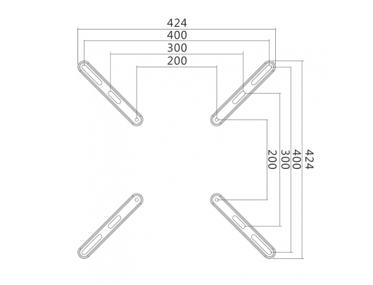 Laikiklio priedas Logilink BP0029 32-55", sieninis