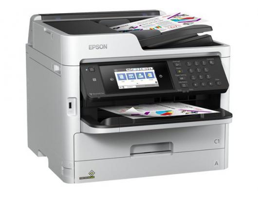 Rašalinis daugiafunkcinis spausdintuvas Epson WF-C8610DWF Colour, Inkjet, All-in-One, A3, Wi-Fi, Grey/Black