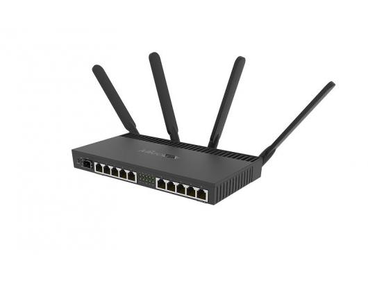 Maršrutizatorius MikroTik RB4011iGS+5HacQ2HnD-IN 802.11ac, 10/100/1000 Mbit/s, Ethernet LAN (RJ-45) ports 10, Mesh Support No, MU-MiMO Yes, No mobile broadband, 1