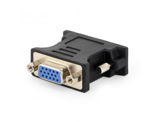 Adapteris Gembird Adapter DVI-A male to VGA 15-pin HD (3 rows) female, black