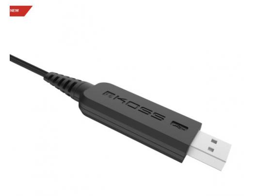 Ausinės Koss CS195 USB apgaubiančios ausis, su mikrofonu
