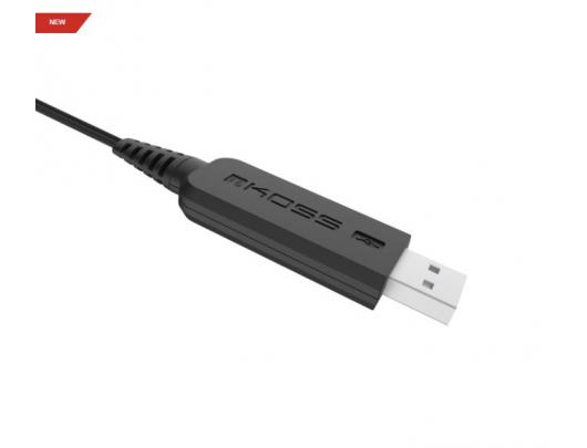 Ausinės Koss CS200 USB apgaubiančios ausis, su mikrofonu
