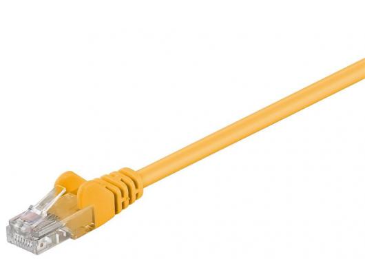 Kabelis Goobay 68351 CAT 5e patch cable, U/UTP, yellow, 15 m