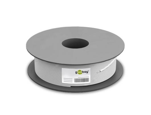 Kabelis Goobay CAT 6a network cable, S/FTP (PiMF) 	96094 100 m, Grey