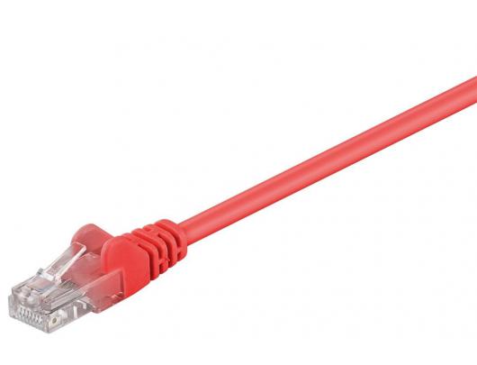Kabelis Goobay CAT 5e patch cable, U/UTP 68369 3 m, Red