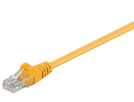 Kabelis Goobay CAT 5e patch cable, U/UTP 95556 1.5 m, Yellow
